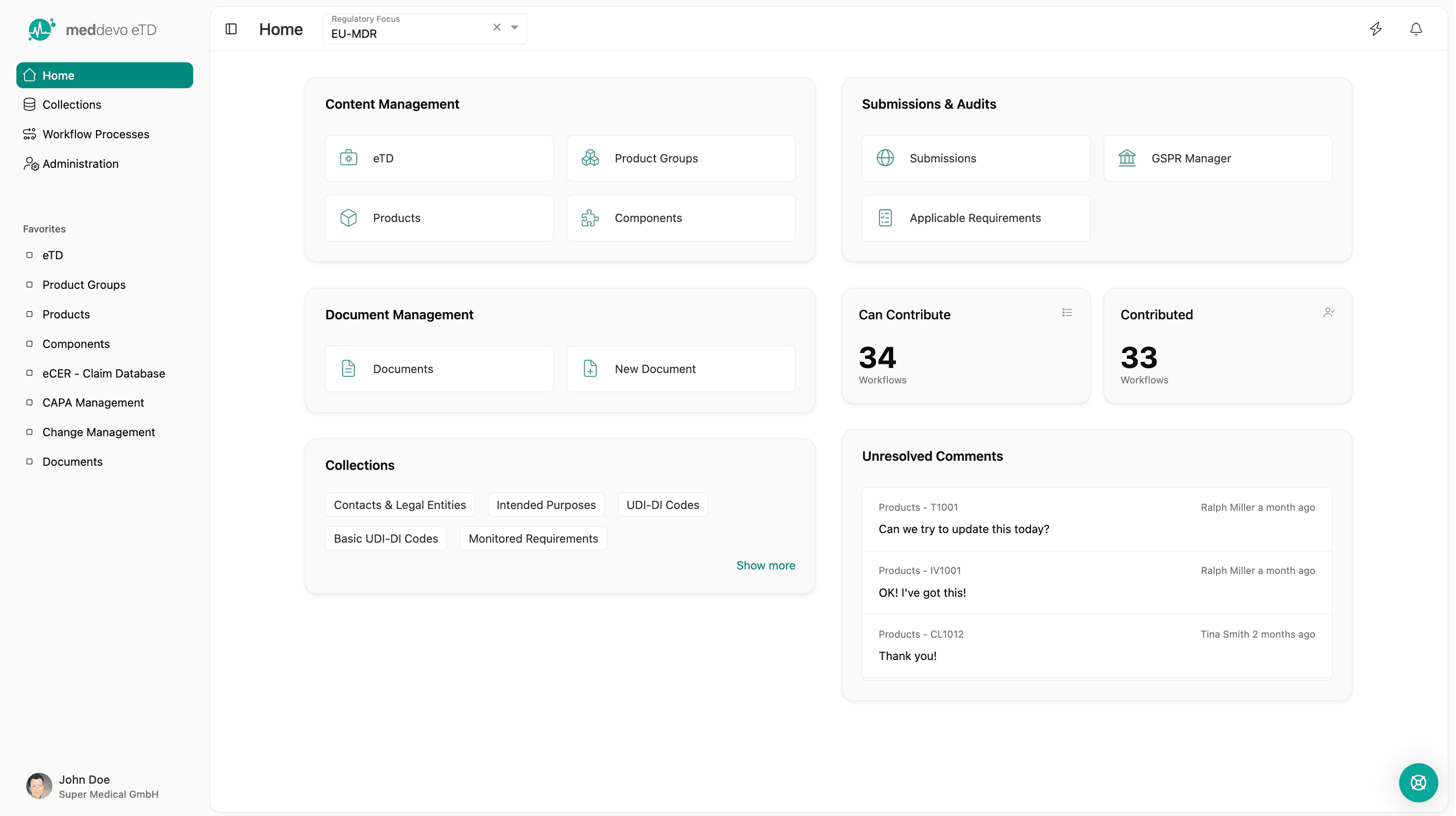 eTD Platform Overview