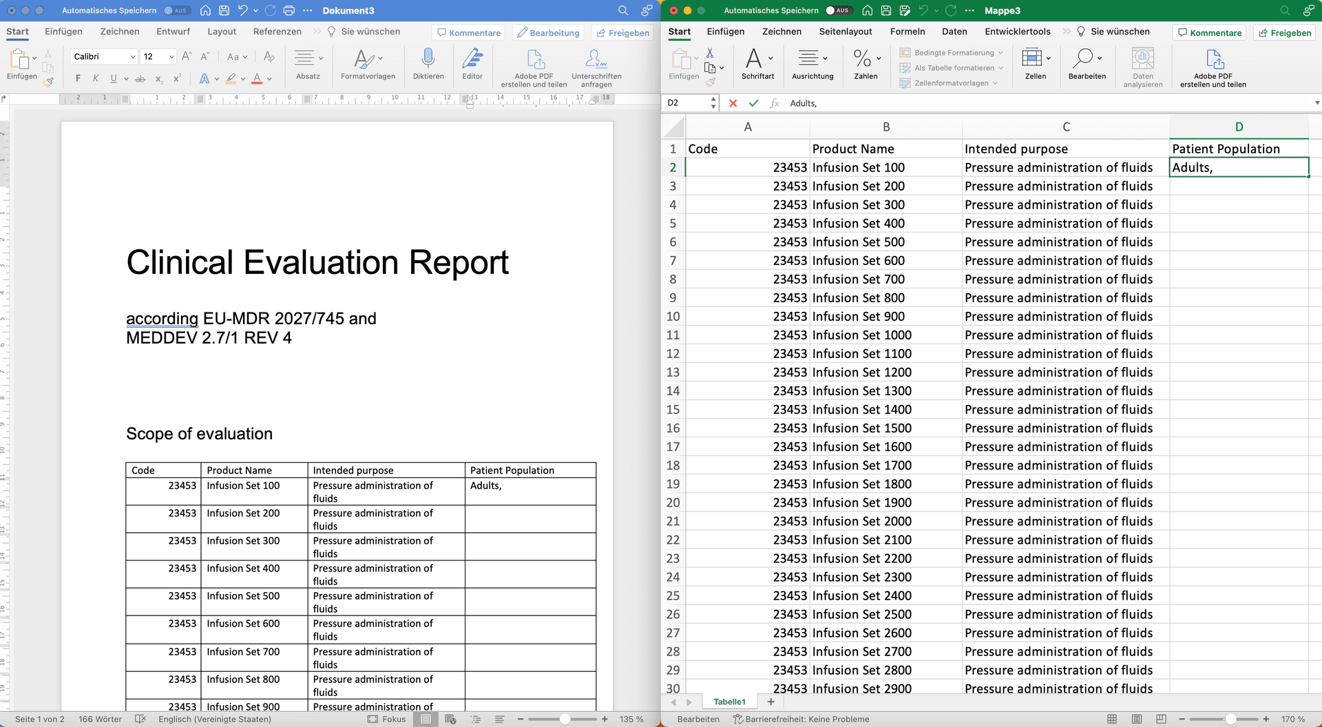 MS Office - Word, Excel