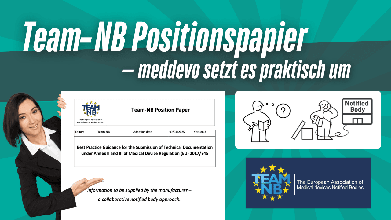 Team-NBs neue MDR-Leitlinie – meddevo setzt es praktisch um