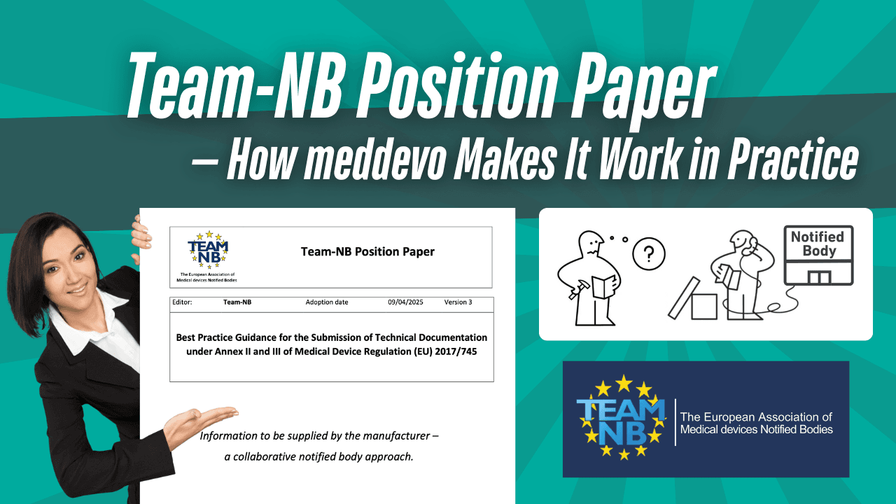 Team-NB’s New MDR Guidance — How meddevo Makes It Work in Practice