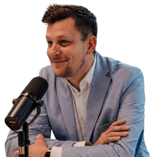 Michael Kania at the microphone
